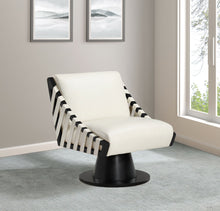 Load image into Gallery viewer, Millwin - Swivel Accent Chair With Black Base
