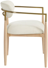 Load image into Gallery viewer, Riccio - Fabric Dining Arm Chair (Set of 2) - Natural Frame
