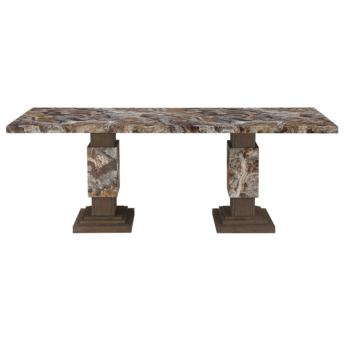 D12DT - Dining Table - Brown