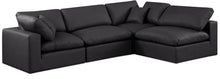 Load image into Gallery viewer, Comfy - 4 Piece Faux Leather Modular Armless Sectional
