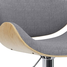 Load image into Gallery viewer, Marana - Handcrafted Bentwood Adjustable Swivel Bar Stool
