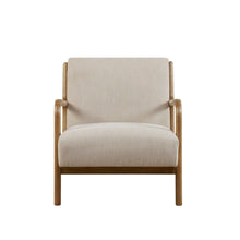 Load image into Gallery viewer, Mid-Century Style Lounge Chair With Upholstered Seat
