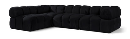Orin - Fabric Velvet 4 Piece Modular Sectional