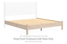 Load image into Gallery viewer, Cadmori - King Panel Footboard With Rails - Tan
