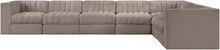 Load image into Gallery viewer, Rummi - Velvet Performance Fabric Upholstered 7 Piece Modular Sectional (With 3 Corner Chairs)
