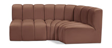 Load image into Gallery viewer, Arc - Faux Leather 3 Piece Sofa

