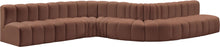 Load image into Gallery viewer, Arc - Faux Leather 8 Piece Curved Modular Sofa
