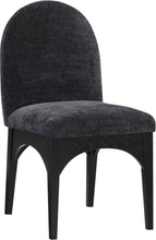 Load image into Gallery viewer, Waldorf - Chenille Dining Side Chair With Black Legs
