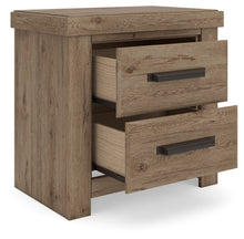 Load image into Gallery viewer, Oliandon - Two Drawer Night Stand - Light Brown
