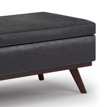Load image into Gallery viewer, Owen - Lift Top Large Coffee Table Storage Ottoman, Mid Century Style
