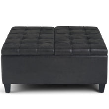 Load image into Gallery viewer, Harrison - Upholstered Coffee Table Storage Ottoman
