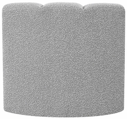 Arc - Boucle Fabric Curved Corner Chair
