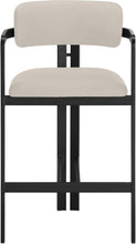 Load image into Gallery viewer, Aurum - Vegan Leather Upholstered Counter Stool - Taupe

