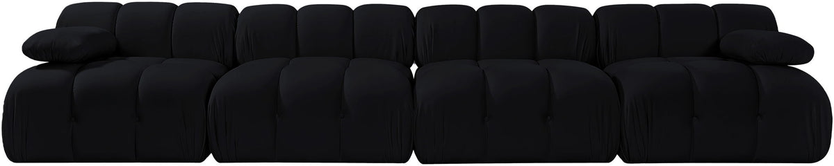 Orin - Velvet 4 Piece Modular Sofa