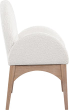 Load image into Gallery viewer, Waldorf - Boucle Dining Arm Chair With Natural Legs
