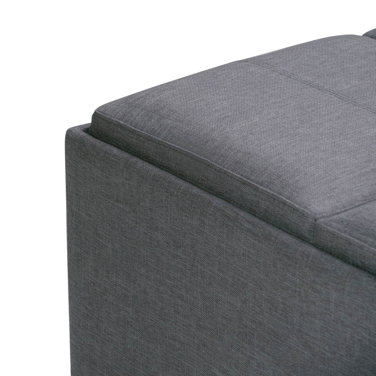 Avalon - Square Coffee Table, Storage Ottoman - Ego Home Furniture