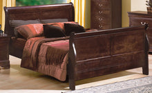 Load image into Gallery viewer, Crown Mark Furniture Louis Philip King Bed in Dark Cherry
