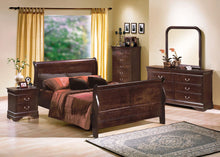 Load image into Gallery viewer, Crown Mark Furniture Louis Philip Dresser Mirror in Dark Cherry

