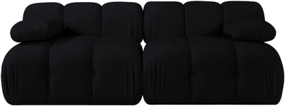 Orin - Velvet Performance Fabric Upholstered 2 Piece Modular Sofa