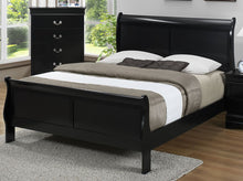 Load image into Gallery viewer, Crown Mark Furniture Louis Philip Full Bed in Black
