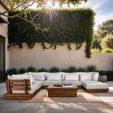 Load image into Gallery viewer, Mirella - 7 Piece Water Resistant Fabric Upholstered Outdoor Patio Modular Sectional
