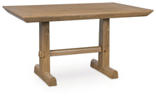 Load image into Gallery viewer, Ridgester - Rectangular Dining Room Counter Table - Light Brown
