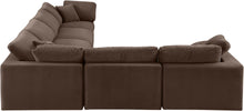Load image into Gallery viewer, Comfy - 6 Piece Velvet Modular Corner Sectional

