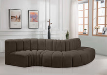 Load image into Gallery viewer, Arc - Boucle Fabric 5 Piece Modular Sofa

