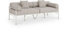 Load image into Gallery viewer, Portofino - Resilient Water Repellent Fabric 85.75" Upholstered Outdoor Patio Sofa
