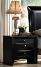 Load image into Gallery viewer, Crown Mark Furniture Emily Nightstand in Black
