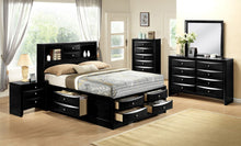Load image into Gallery viewer, Crown Mark Furniture Emily Captain&#39;s King Bed in Black
