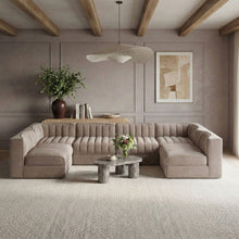Load image into Gallery viewer, Rummi - Armless Velvet Performance Fabric Upholstered 6 Piece Modular Sectional
