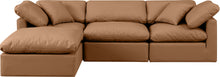 Load image into Gallery viewer, Indulge - Faux Leather 4 Piece Modular Sectional With Chaise

