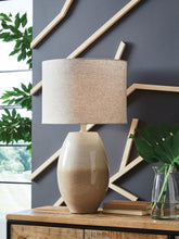Load image into Gallery viewer, Linas - Metal Table Lamp - Cream / Beige
