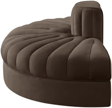Load image into Gallery viewer, Rummi - Velvet Performance Fabric Upholstered 2 Piece  Rounded Modular Loveseat
