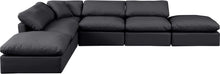 Load image into Gallery viewer, Indulge - Faux Leather 6 Piece Modular Armless Sectional
