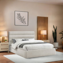 Load image into Gallery viewer, Adam - Linen Fabric Bed With 52" Headboard
