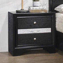 Load image into Gallery viewer, Crown Mark Regata Nightstand in Black image
