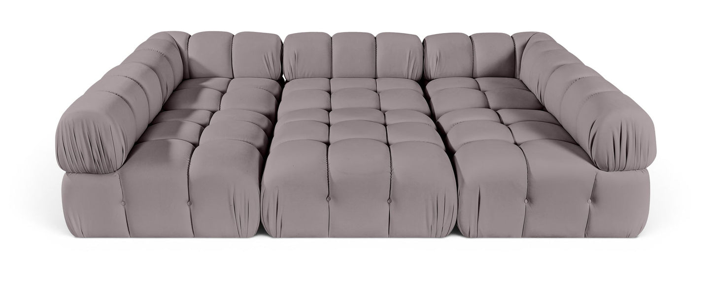 Orin - Velvet 6 Piece Modular Sectional