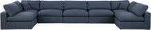 Load image into Gallery viewer, Comfy - 7 Piece Linen Modular Armless Sectional
