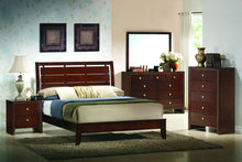 Load image into Gallery viewer, Crown Mark Furniture Evan Dresser Mirror in Warm Brown
