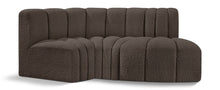 Load image into Gallery viewer, Arc - Boucle Fabric 3 Piece Modular L-Shaped Sofa
