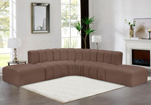 Load image into Gallery viewer, Arc - Faux Leather 6 Piece Corner Modular Sofa
