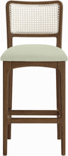 Load image into Gallery viewer, Atrium - Upholstered Bar Stool (Set of 2) - Brushed Brown Frame
