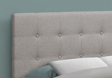 Load image into Gallery viewer, Full Size Bed Headboard Only, Upholstered, Transitional - Gray
