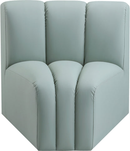 Arc - Faux Leather Curved Corner Chair