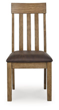 Load image into Gallery viewer, Urbinforte - Dining Upholstered Side Chair (Set of 2) - Light Brown
