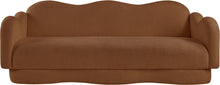 Load image into Gallery viewer, Bloom - Teddy Fabric Sofa - Saddle
