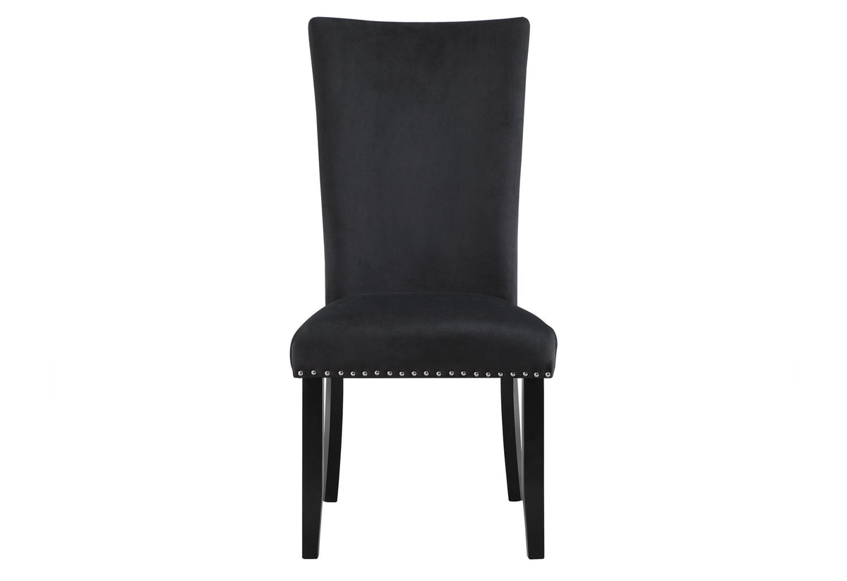 D03 - 5 Piece Dining Room Set (Dining Table And 4 Dining Chairs) - Black