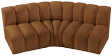 Load image into Gallery viewer, Arc - Velvet 3 Piece Modular Corner Sofa - Saddle
